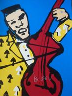 herman brood zeefdruk 'cello', Antiek en Kunst, Verzenden