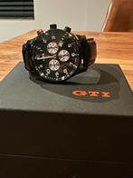 Origineel horlogo Volkswagen GTI met gronograaf, by Ronda m, Sieraden, Tassen en Uiterlijk, Horloges | Heren, Leer, Staal, Polshorloge