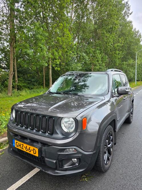 Jeep Renegade 1.6 E-torq 114pk 2018 Grijs, Auto's, Jeep, Bedrijf, Renegade, ABS, Adaptieve lichten, Adaptive Cruise Control, Airbags