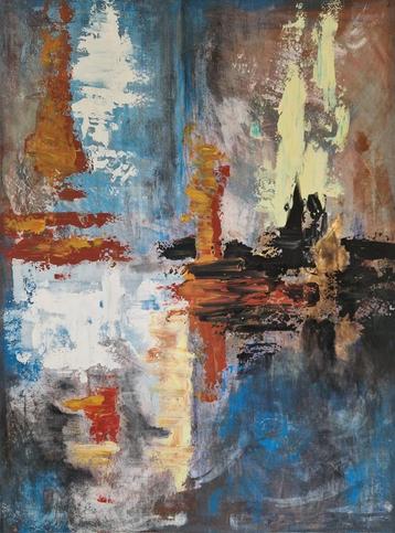 Schilderij Abstract Ocean (origineel) beschikbaar voor biedingen