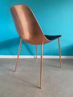 Stijlvolle Stoel met Koperen Poten, Huis en Inrichting, Stoelen, Ophalen, Zwart, Zo goed als nieuw, Metaal