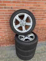 Audi A4 Velgen met Winterbanden 225/50/17, Auto-onderdelen, Gebruikt, Banden en Velgen, 17 inch, Personenwagen