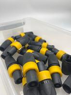 Bakje Speakon Connectoren - Geel, Ophalen of Verzenden, Gebruikt, Speaker of Versterker