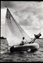 Aalsmeer (NH), Zeilen op de Plas, Uitg. Jachthaven Dragt GRF, Verzenden, 1960 tot 1980, Gelopen, Noord-Holland