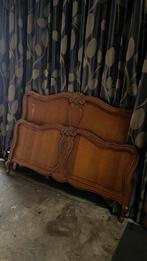Brocant tweepersoonsbed, Antiek en Kunst, Antiek | Meubels | Bedden, Ophalen of Verzenden