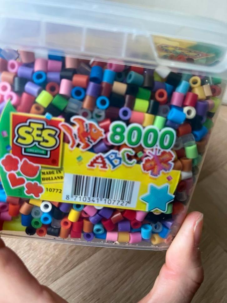 Hama strijkkralen set - veel vormen en kralen!, Kinderen en Baby's, Speelgoed | Educatief en Creatief, Zo goed als nieuw, Knutselen