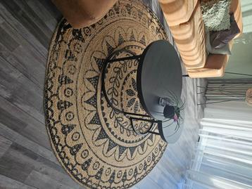 Vloerkleed Mandala jute 220cm beschikbaar voor biedingen