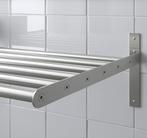 Wandrekken 4x van RVS Grundtal Ikea, Huis en Inrichting, Ophalen, Zo goed als nieuw