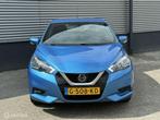 Nissan Micra 1.0L Acenta NAVI, CAMERA, CRUISE, Auto's, Gebruikt, Euro 6, Blauw, Lichtsensor
