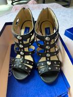Jimmy Choo x H&M Collaboration Gladiator heels - mt 38, Zwart, Nieuw, Ophalen of Verzenden, Schoenen met hoge hakken