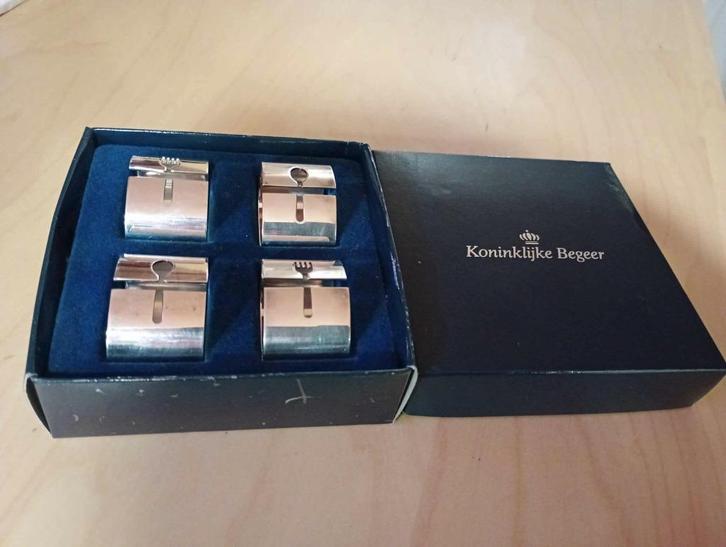 servetringen koninklijke Begeer (verzilverd) NIEUW!!!, Antiek en Kunst, Antiek | Goud en Zilver, Ophalen of Verzenden