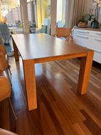 Eiken Eettkamertafel van Rossum - 220x100, Ophalen, Gebruikt, 100 tot 150 cm, Eikenhout