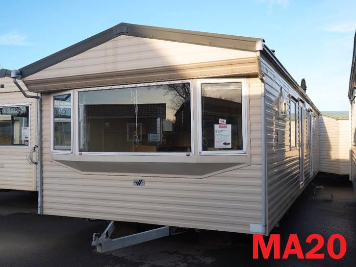 Keurig Willerby chalet, 2 slaapkamers en centrale verwarming, Caravans en Kamperen, Stacaravans, tot en met 4, Ophalen