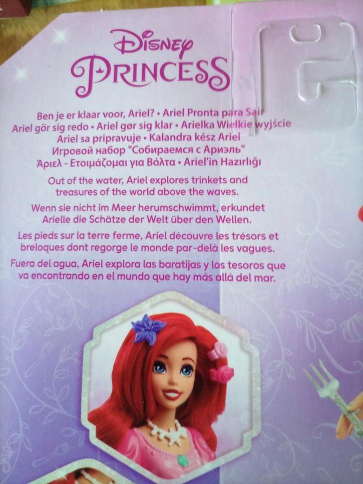 Disney Princess getting ready Ariel pop, Kinderen en Baby's, Speelgoed | Poppen, Nieuw, Barbie, Ophalen of Verzenden