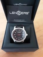 lenzers type einzeiger horloge, Sieraden, Tassen en Uiterlijk, Horloges | Heren, Ophalen of Verzenden, Zo goed als nieuw, Overige merken