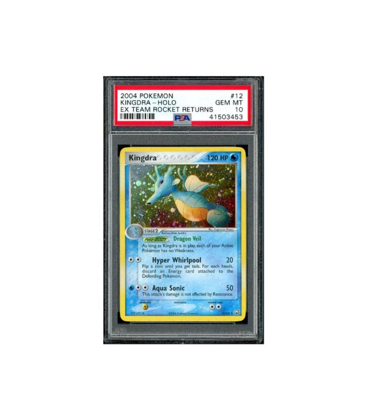 Pokemon Kingdra EX Team Rocket Returns Holo #12 PSA 10, Hobby en Vrije tijd, Verzamelkaartspellen | Pokémon, Zo goed als nieuw