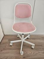 Ikea kinderbureaustoel, Huis en Inrichting, Bureaustoelen, Ophalen, Gebruikt, Roze, Bureaustoel