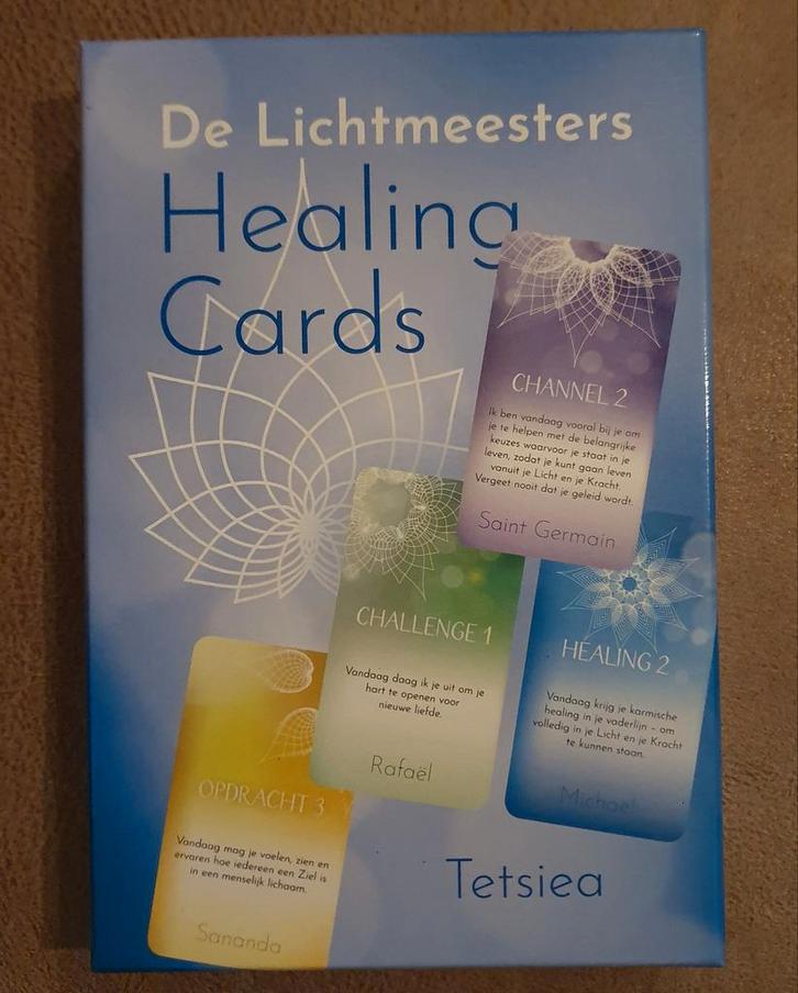 Tetsiea - De Lichtmeesters Healing Cards, Boeken, Informatica en Computer, Zo goed als nieuw, Ophalen of Verzenden