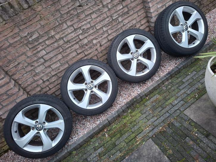 17inch brooklyn golf 5 6 7 8 r-line gti gtd caddy  5x112, Auto-onderdelen, Banden en Velgen, Banden en Velgen, Zomerbanden, 17 inch