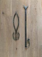 Handgesmede set, Ophalen, Zo goed als nieuw, Vrijstaande haard, Houthaard
