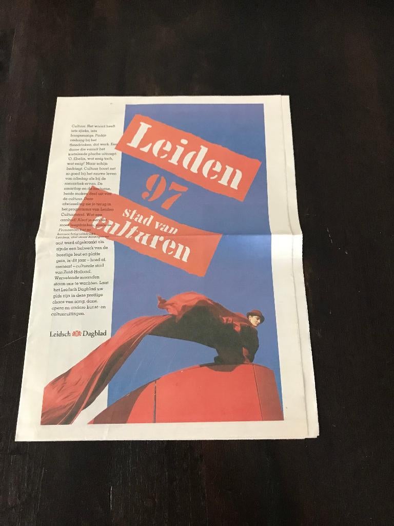 Leidsch dagblad 1997 leiden stad van culturen., Verzenden, 1980 tot heden, Krant