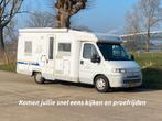 camper Bürstner Harmony T604, Caravans en Kamperen, Campers, Ringverwarming, Fiat, Luifel, Treinzit