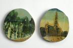Retro wanddecoraties op natuurlijke boomschijf plakjes, 1937, Ophalen of Verzenden
