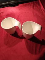 Villeroy & Boch porselein mokken - 11 cm hoog, Ophalen of Verzenden, Zo goed als nieuw, Effen, Kop(pen) en/of Schotel(s)