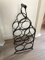Metalen Wijnrek voor 7 flessen Braxton Home collection, Ophalen of Verzenden, Nieuw, Metaal, 5 tot 15 flessen