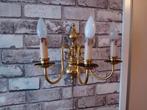 Wandlamp 3 kaarsen antiek look, Huis en Inrichting, Lampen | Wandlampen, Ophalen of Verzenden, Zo goed als nieuw, Retro, antiek, landelijk