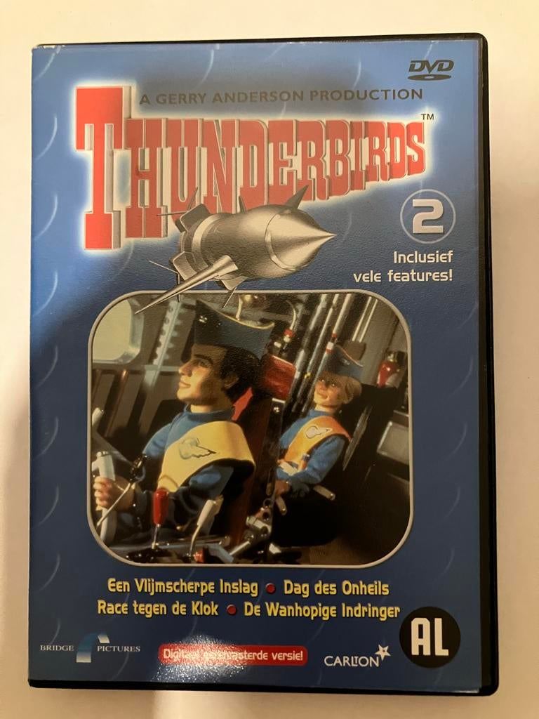 Thunderbirds DVD - deel 2, Alle leeftijden, Verzenden, Zo goed als nieuw, Actie en Avontuur