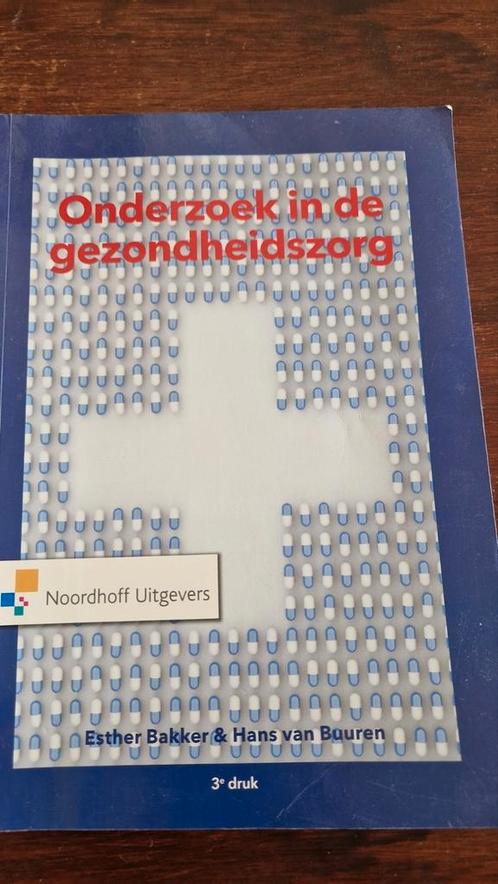 Esther Bakker - Onderzoek in de gezondheidszorg, Boeken, Gezondheid, Dieet en Voeding, Zo goed als nieuw, Dieet en Voeding, Ophalen of Verzenden