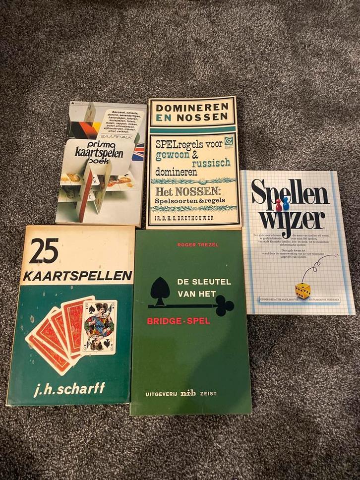 Spellenboeken Collectie - Kaart en Bordspellen, Boeken, Hobby en Vrije tijd, Gelezen, Overige onderwerpen, Ophalen of Verzenden