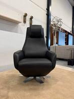 Nieuw FSM Skye Relaxfauteuil elektrisch zwart leer Design, Huis en Inrichting, Fauteuils, Nieuw, Leer, Ophalen of Verzenden, FSM