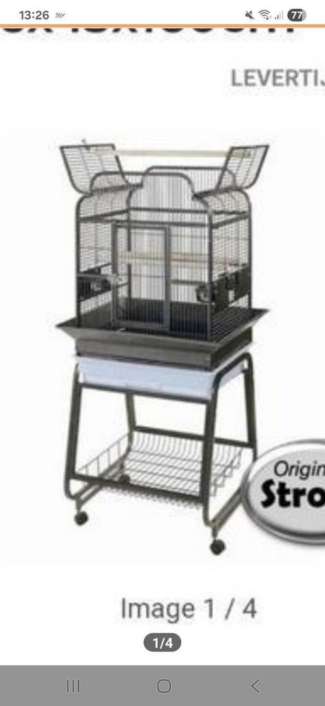 Papegaaien of parkietenkooi extra strong super kwaliteit, Dieren en Toebehoren, Vogels | Hokken en Kooien, Zo goed als nieuw, Vogelkooi