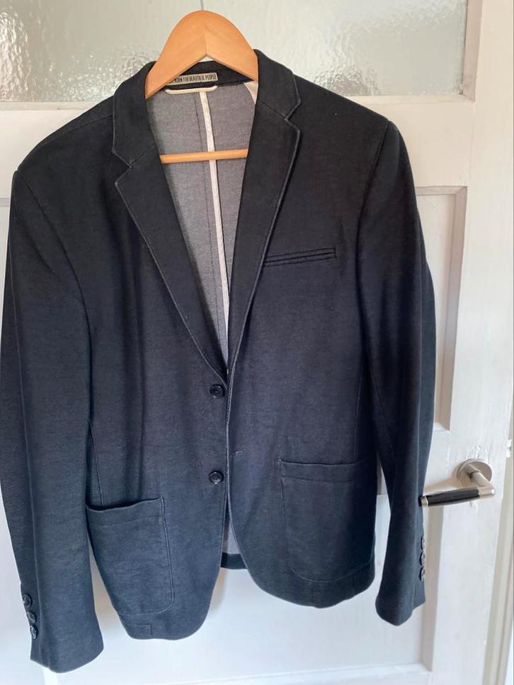 Drykorn jasje ongevoerd unconstructed zwart m 48, Kleding | Heren, Kostuums en Colberts, Zo goed als nieuw, Maat 48/50 (M), Zwart
