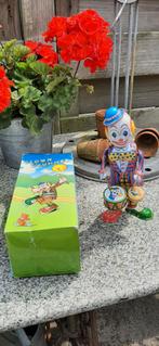 Blikken clown met originele doos, Ophalen of Verzenden, Zo goed als nieuw