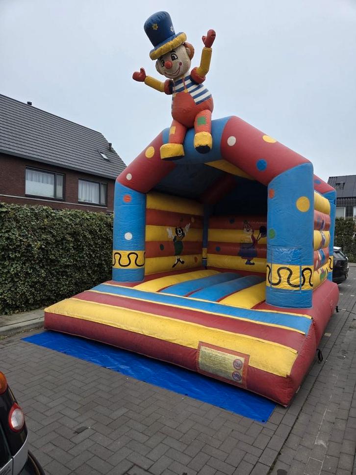 Clown springkussen te koop, Kinderen en Baby's, Speelgoed | Buiten | Springkussens, Gebruikt, Ophalen