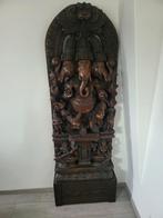 Ganesha teak houten beeld groot, Antiek en Kunst, Ophalen of Verzenden