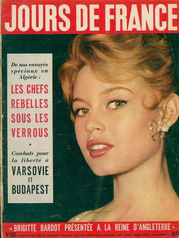 Brigitte Bardot verzameling : Jour de France bladen (Deel 1) beschikbaar voor biedingen