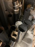 Rookkanaal. Hout en gas rookkanaal pelletkachel, Ophalen of Verzenden, Zo goed als nieuw, Inbouw, Hout