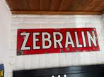 Oude Zebralin Emaille Reclamebord, Antiek en Kunst, Ophalen