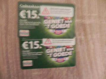 Postcodeloterij Cadeaukaart beschikbaar voor biedingen