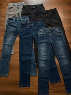 Spijkerbroeken 6 stuks C&A Maat 164, Ophalen of Verzenden, Zo goed als nieuw, Blauw, Overige jeansmaten