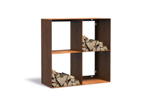 Houtopslag vierkant 100 x 100 cm, Tuin en Terras, Haardhout, Blokken, Overige houtsoorten, Minder dan 3 m³, Ophalen of Verzenden