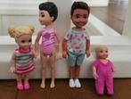Mattel poppetjes- 4x - barbie kinderen-, Ophalen, Gebruikt, Fashion Doll