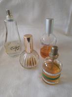 4 verschillende soorten Parfum flesjes, Ophalen of Verzenden, Gebruikt, Parfumfles