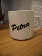 Mok / beker met naam Petra, Nieuw, Ophalen of Verzenden, Overige stijlen, Kop(pen) en/of Schotel(s)