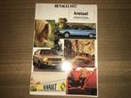 Renault 1977 + 1978 brochures/folders: 4 5 6 12 16 15 17 30, Boeken, Ophalen of Verzenden, Zo goed als nieuw, Renault