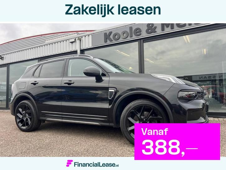 Lynk & Co 01 1.5 261pk PLUG IN HYBRID , BLACK EDITION , Zwar, Auto's, Lynk & Co, Bedrijf, Lease, Financial lease, ABS, Alarm, Android Auto
